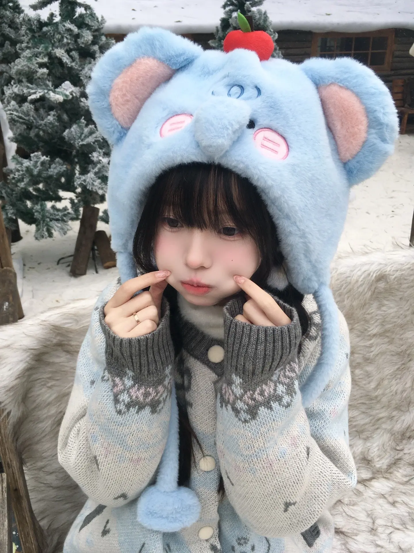 你惹毛了我 我就变毛绒绒了。