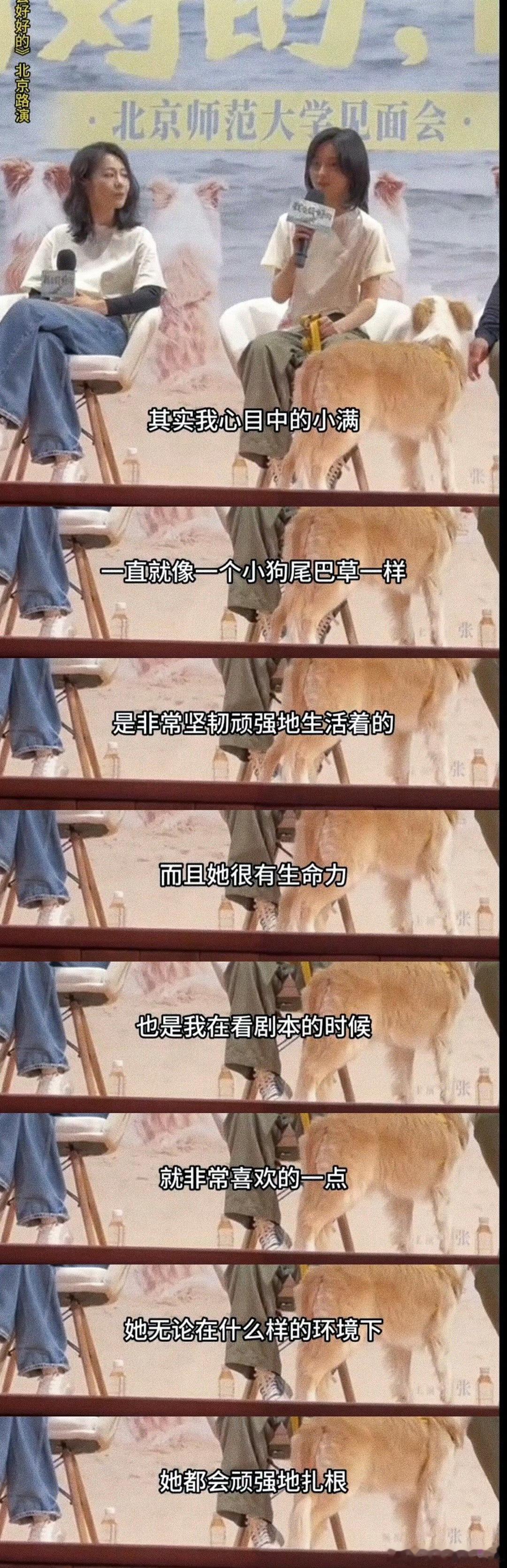 张子枫和小满都有种平静的力量让我们一同学习张子枫与小满的智慧，拥抱那份内心的平静