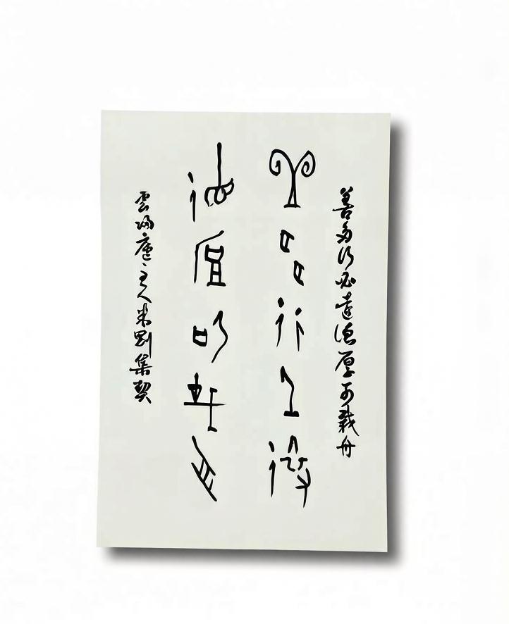 米刚甲骨文作品