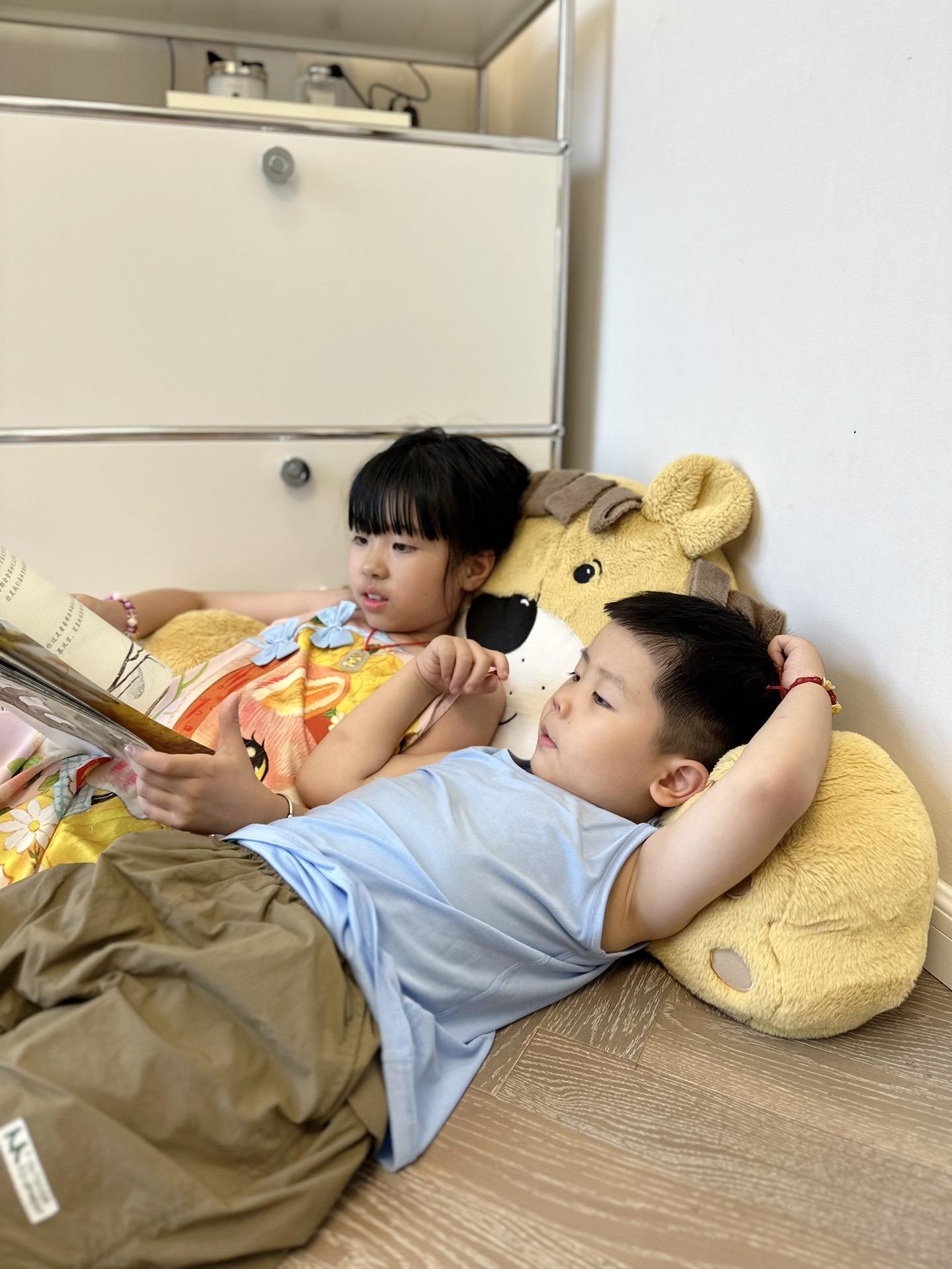 我们家用了两年的大狮子靠枕终于来活动了！！！