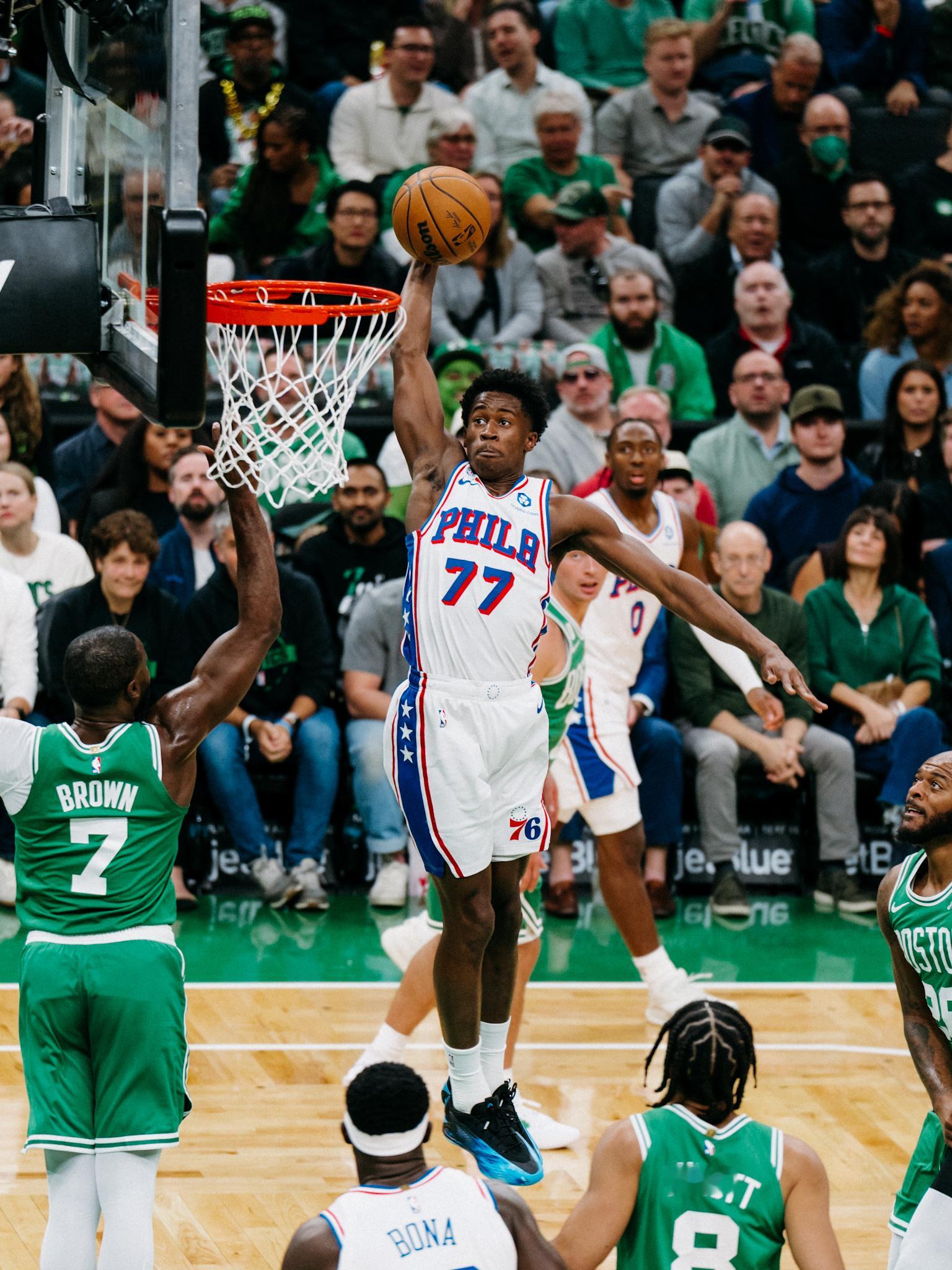 76人新秀vj-埃奇库姆半场16分恩比德半场6中1[doge]nba ​​​