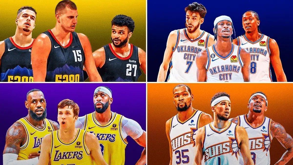 美媒：目前NBA最强三巨头是哪一组？[疑问][疑问][疑问]#跨出夏日波篮##篮