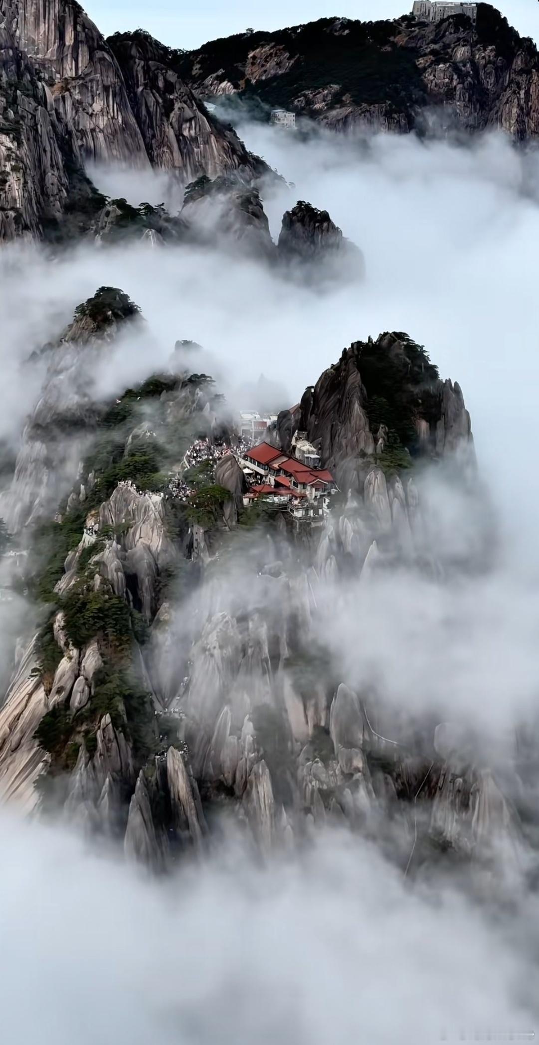 风光无限在险峰。 