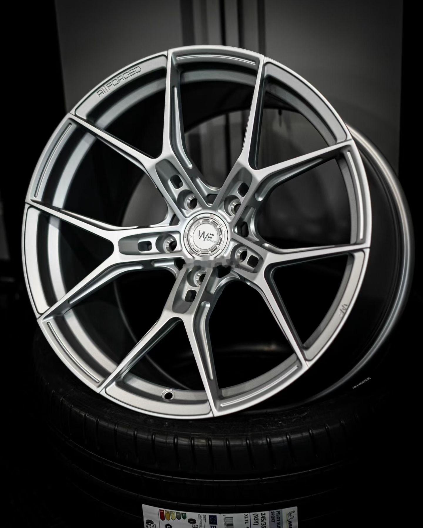 德国原装进口WF锻造轮毂R1 19X9.5J ET21 5X112适合奥迪A5 