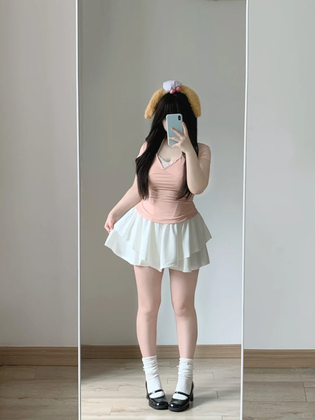 160 120｜微胖甜妹粉嫩少女感穿搭🍰好可爱！