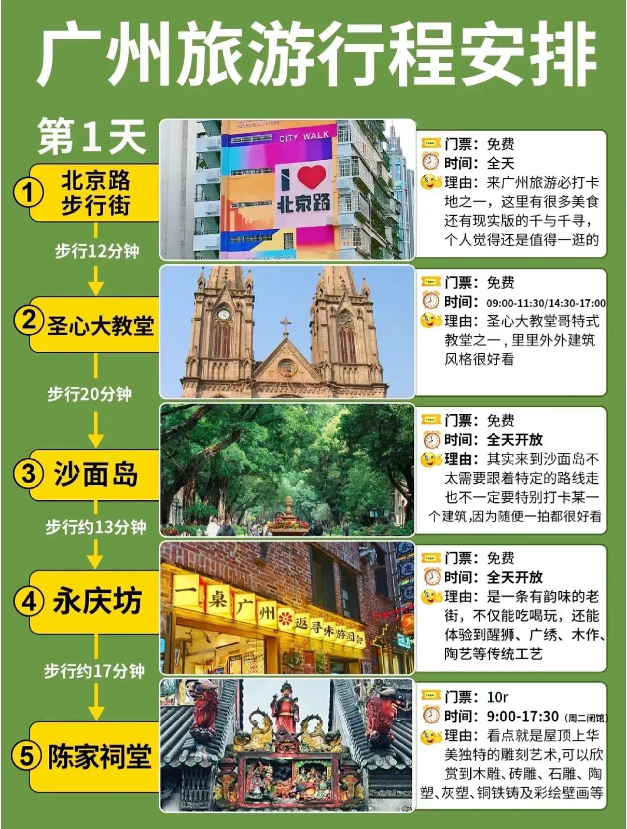 广州旅游攻略（建议3天2晚），热门景点推荐，行程路线推荐，住宿建议，美食推荐，全
