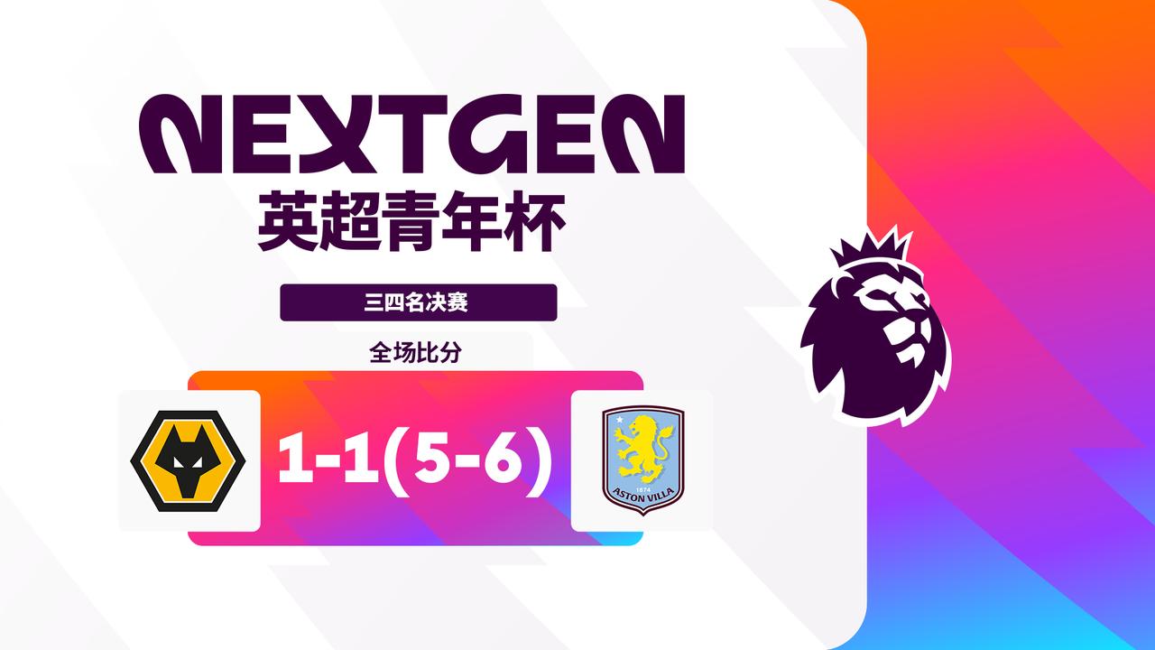三四名决赛战报：

狼队 1-1（5-6）阿斯顿维拉

阿斯顿维拉获得本届赛事第