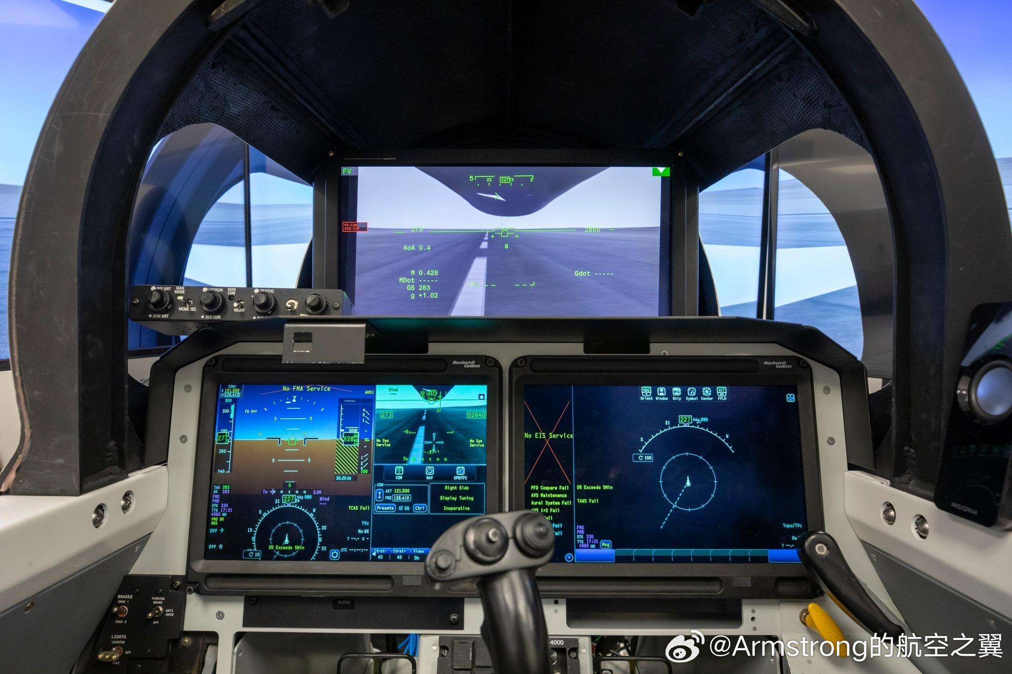 NASA X-59A超音速验证机的外部视觉系统（XVS）美X-59静音超音速验证