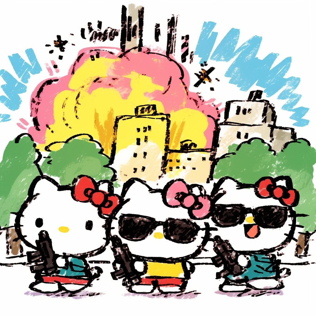 跟姐混 前途一片爆炸｜HelloKitty头像#漫视界企划# ​​​
