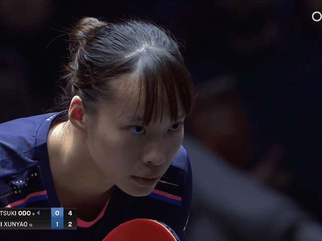 石洵瑶🇨🇳的硬仗来了[奋斗]！
石洵瑶🇨🇳VS大藤沙月🇯🇵！
这是W