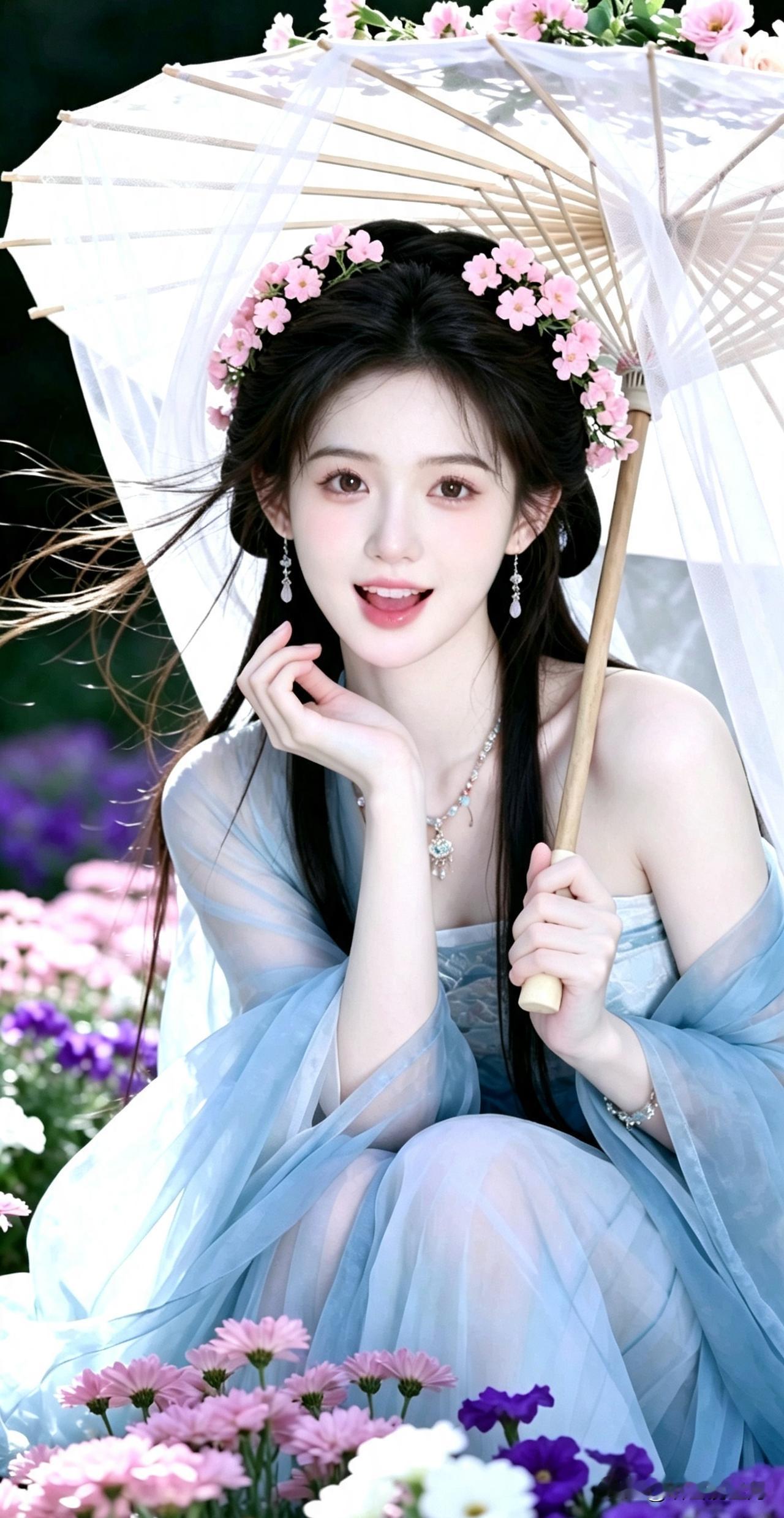 《浅吻》

晚风携月落肩头，
一寸相思为你留。

万般温柔皆予你，
俯身轻吻解清