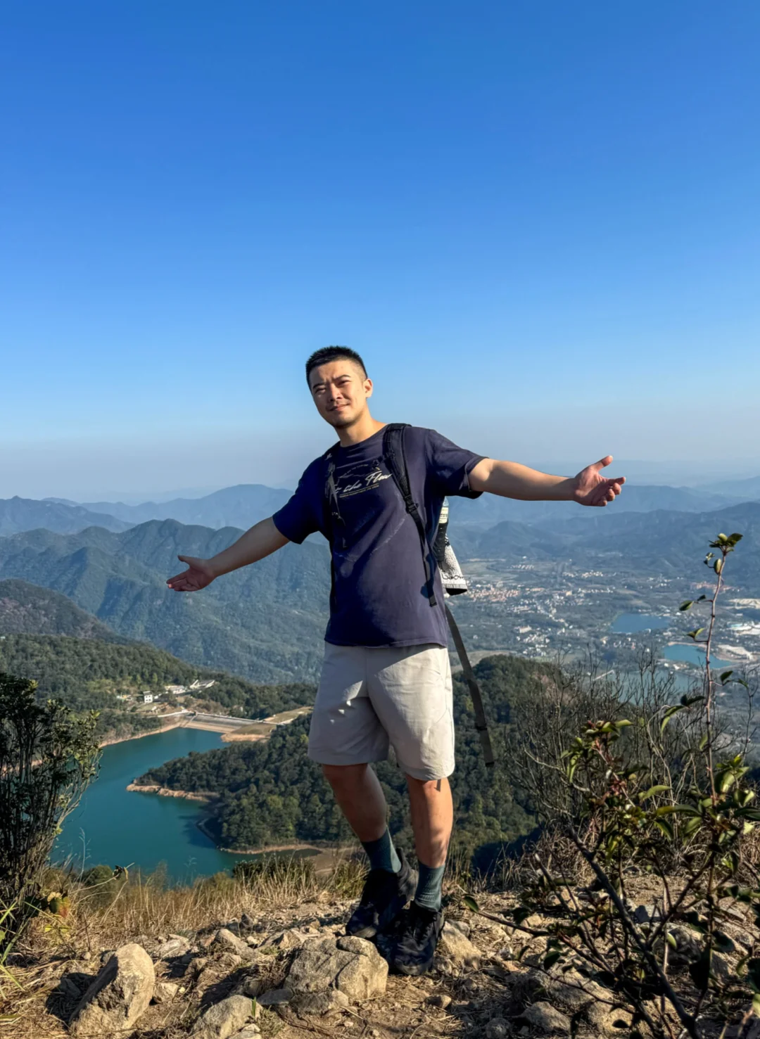 广州小冷门徒步路线：大尖山穿越白水寨