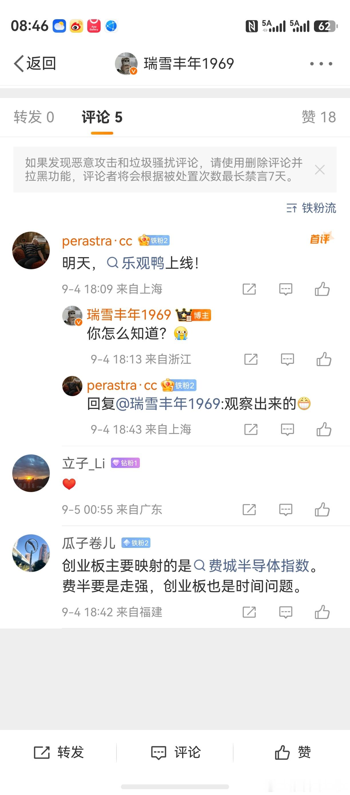 许多时候，看评论也会受到启发。如果连费城半导体指数也不看，那么，创业板两年牛市，