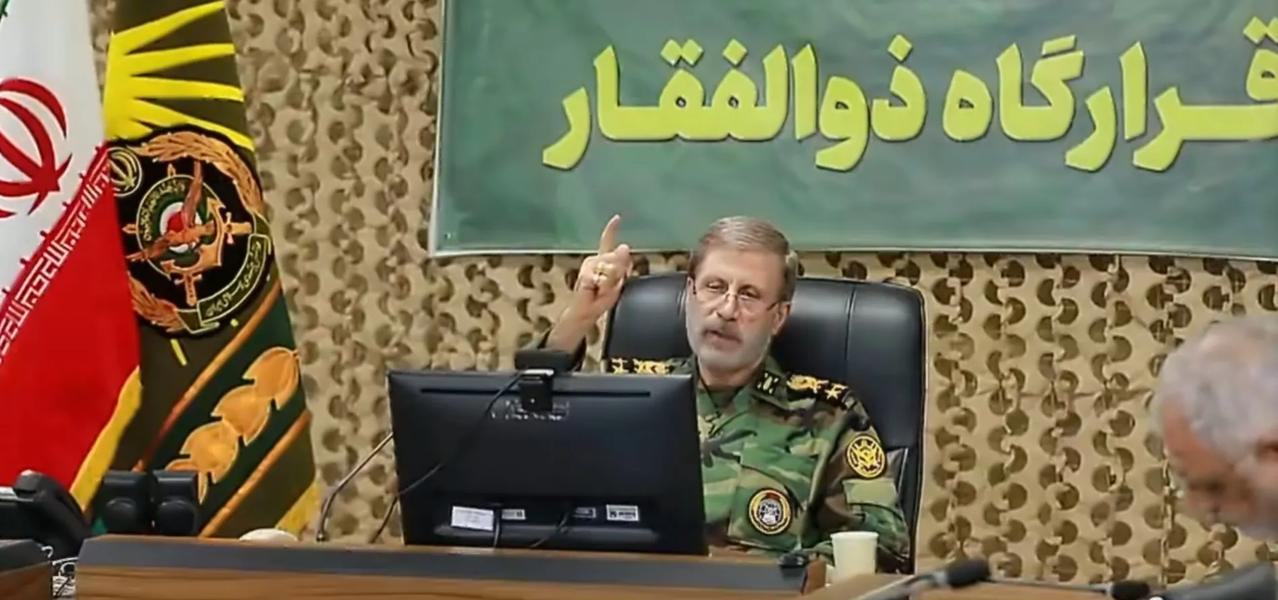 伊朗陆军少将哈塔米召开指挥机关视频会议宣布，如果美以发动地面战，绝不允许敌人活着