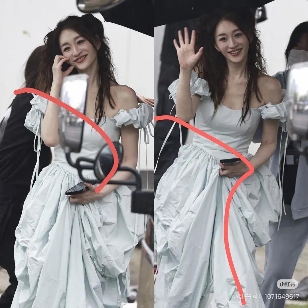 这妆造真的一言难尽，脸是美的 