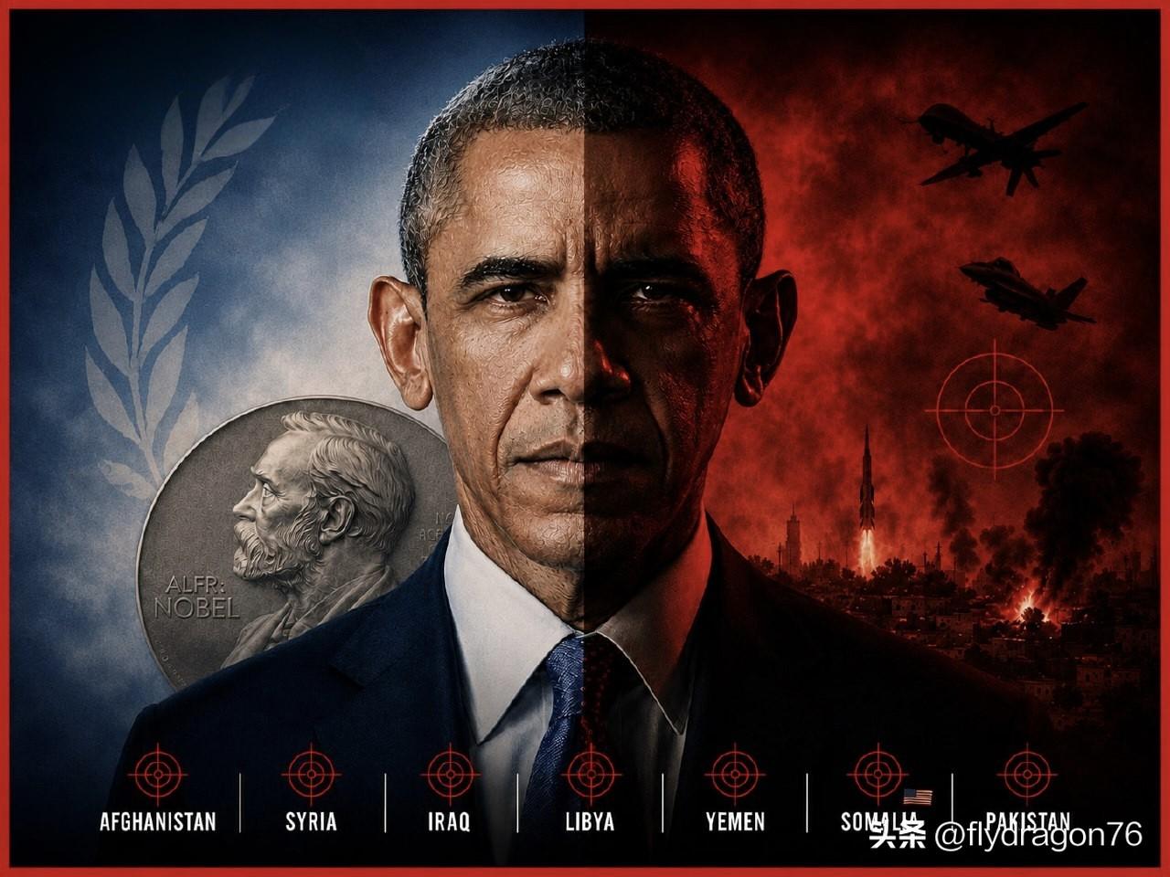 🇺🇸65岁的奥巴马：那位对七个国家狂轰滥炸的诺贝尔和平奖得主

巴拉克·奥巴