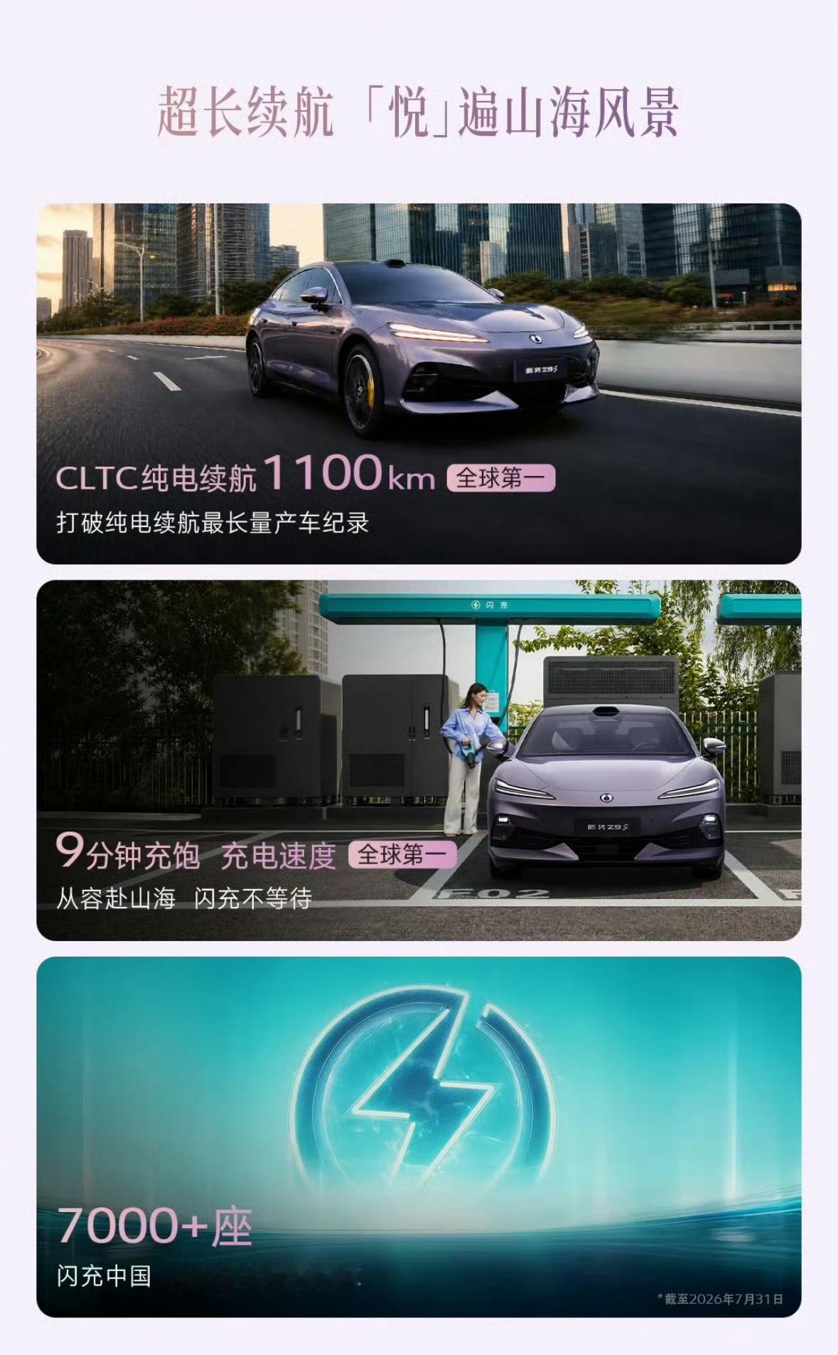 腾势Z9S自己能造电池就是强，CLTC纯电续航直接来到了1100km，不加定语的
