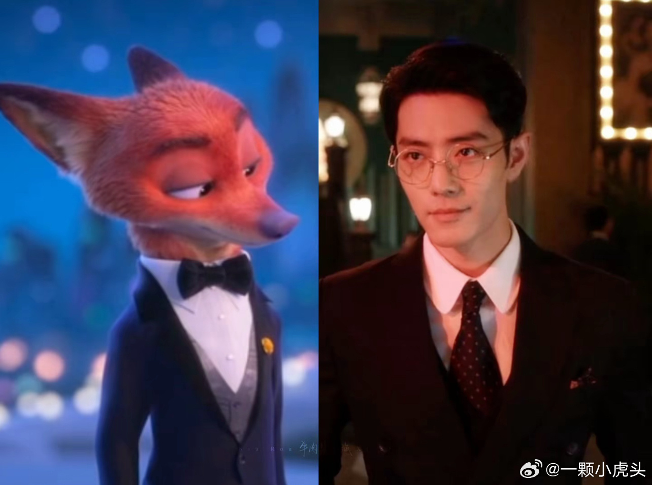 我将拥护任少白狐狸塑！！！！肖战少爷简直是魅魔 ​​​