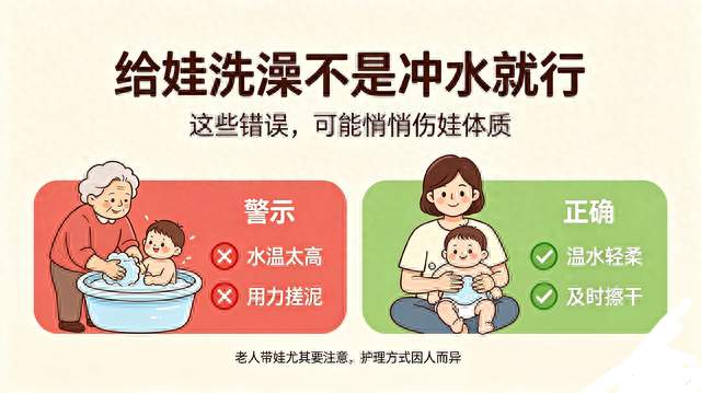 别再瞎给娃洗澡了！5个致命错误，让孩子抵抗力越来越差