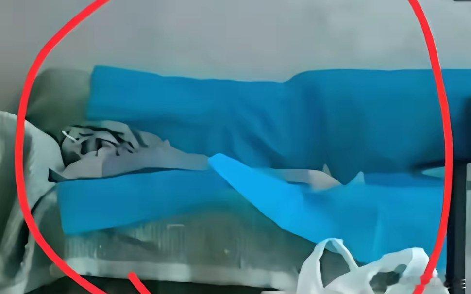 还真讲究卫生，连沙发都铺上了一次性无菌垫，真不愧是医生。​相信很多人都看了网传的