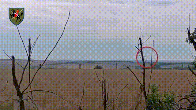 乌军使用单兵肩扛式防空导弹击落俄军一架苏-25攻击机，俄军飞行员成功弹射逃生。7