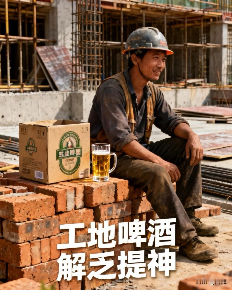 没干过工地的人，看到农民工吃饭前，都会喝一瓶啤酒，对此很是不解。但凡你在工地搬过