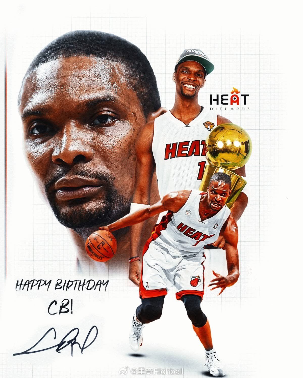 波什42岁生日快乐！nba常规赛