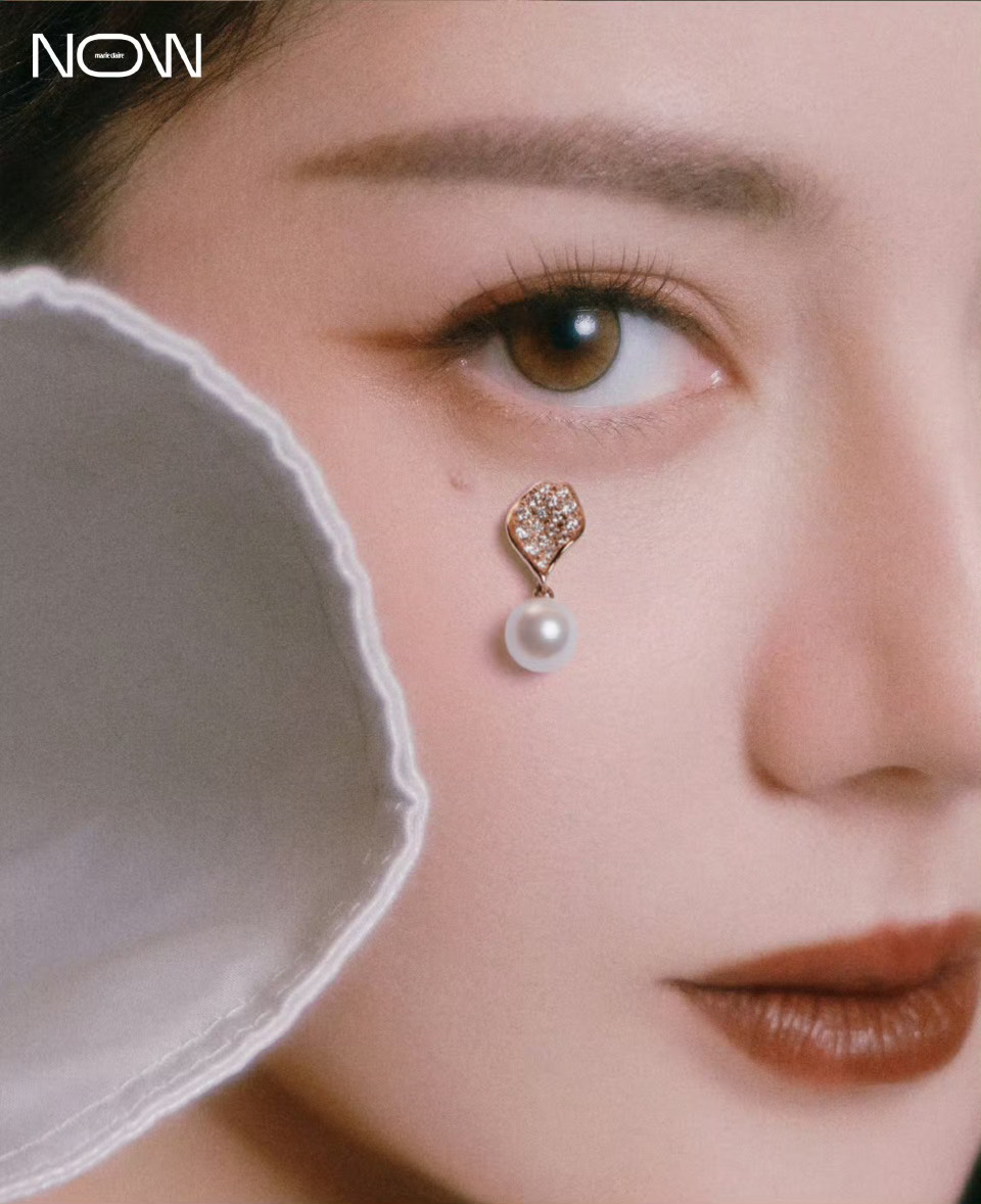迪丽热巴 x Marie Claire NOW春季刊封面复古艳丽的珍珠美人🫶 