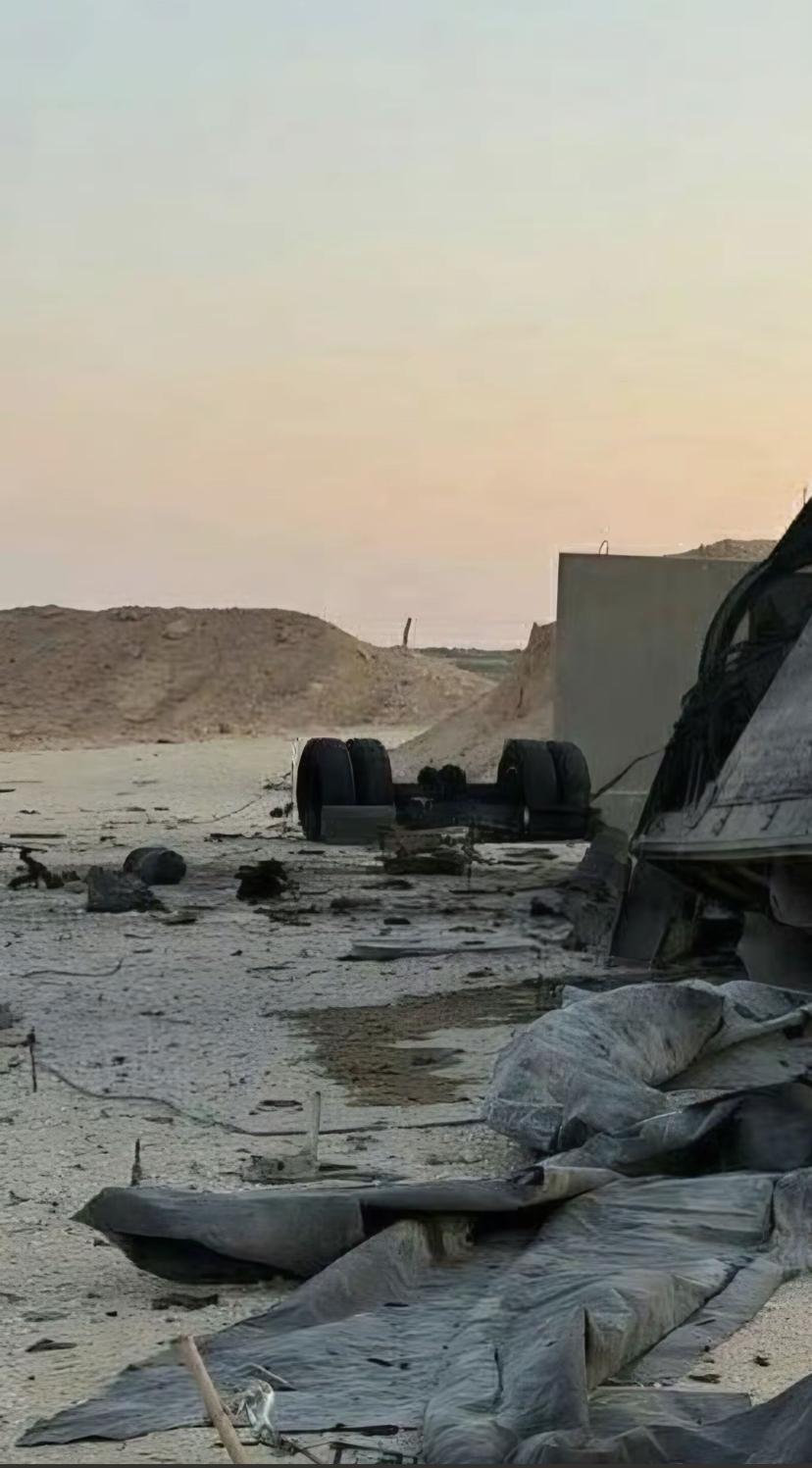 美国在中东的重要雷达，萨德雷达的毁伤照片来了！

此前大家只看到了网上的卫星图片