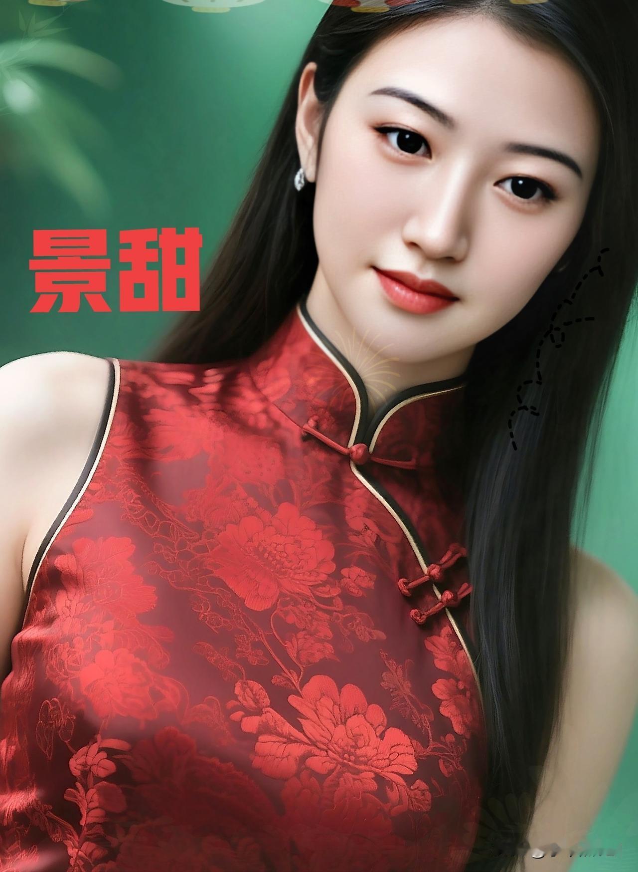 景甜红色造型惊艳绝伦气质优雅性感妩媚让人眼前一亮  明星 女明星 晒出今天随手拍