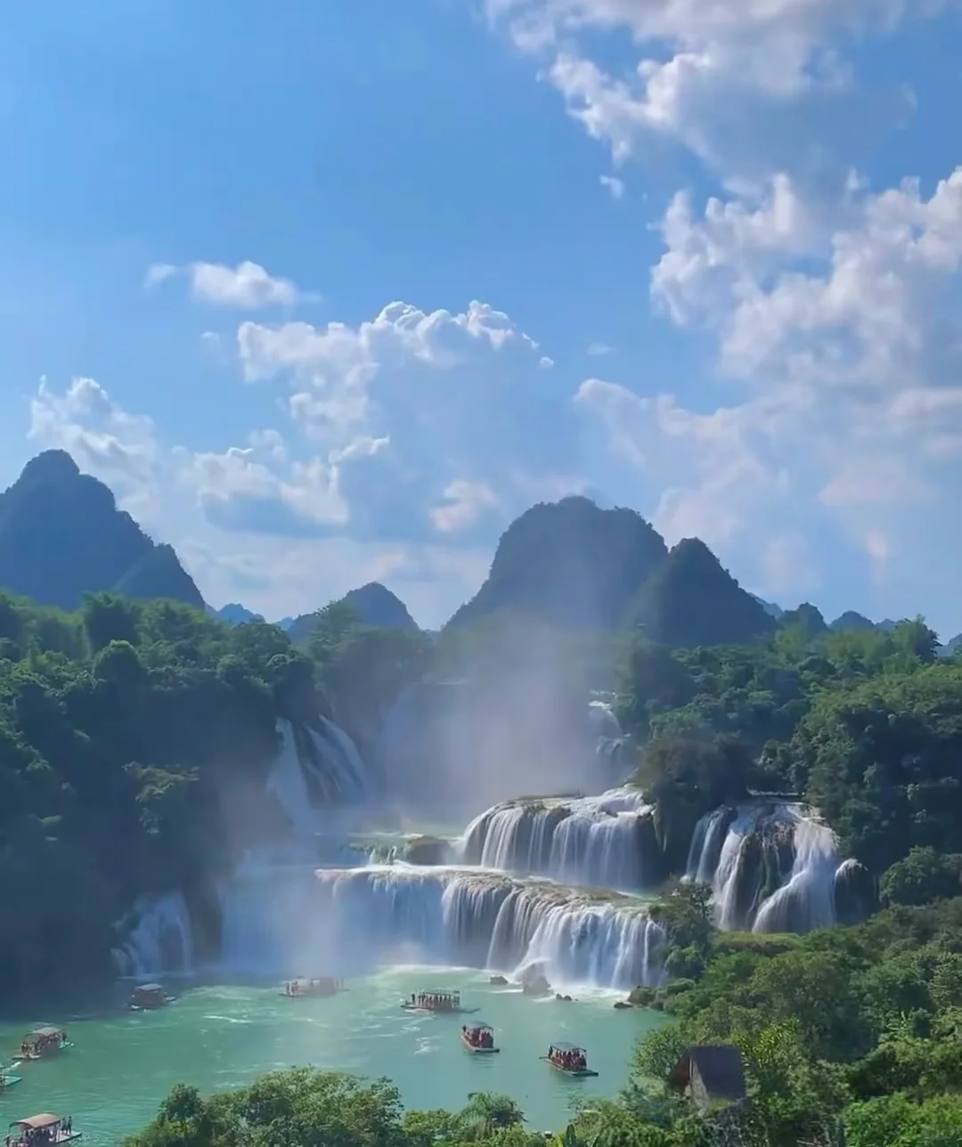 大年初三，德天瀑布体验感巨差！