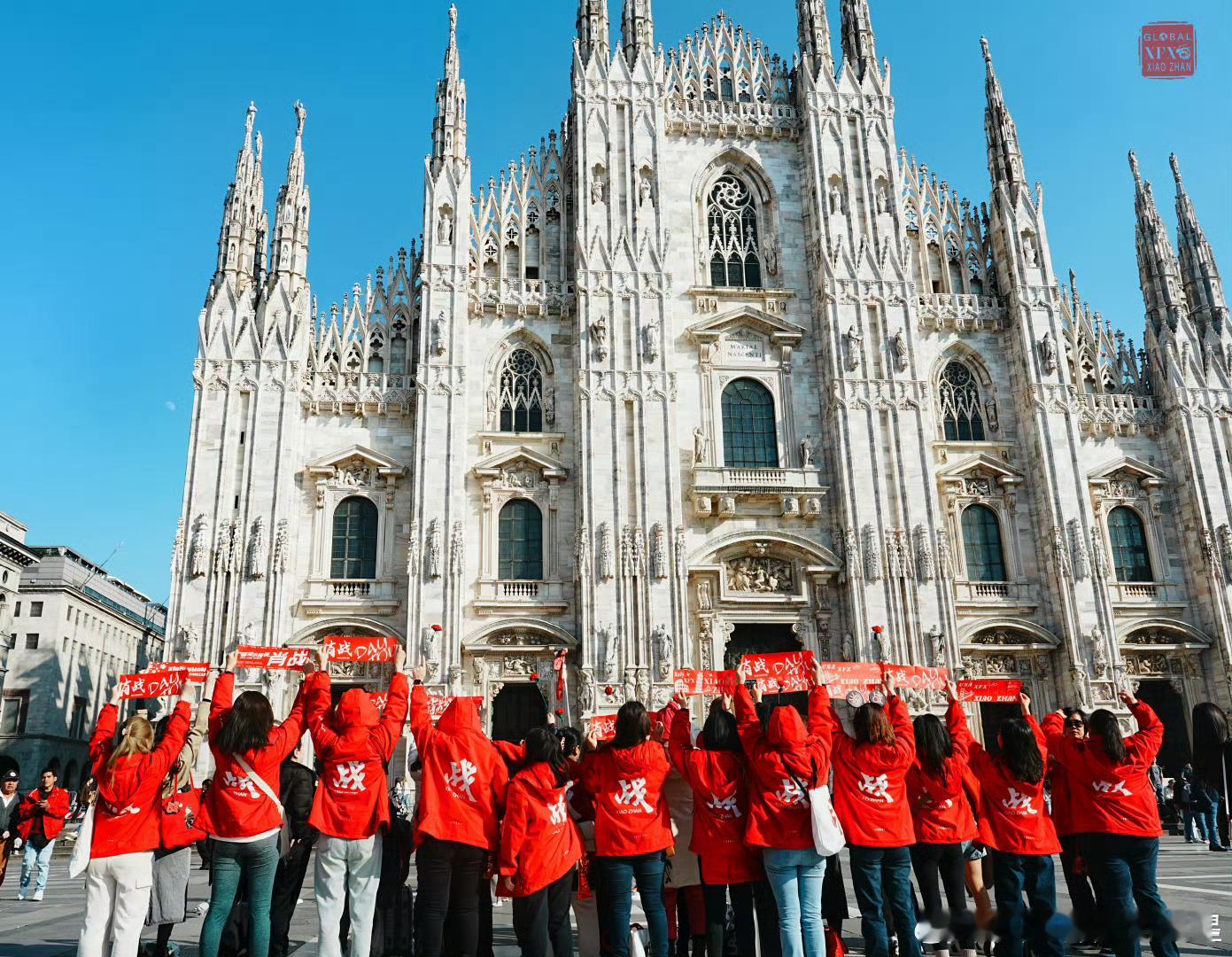 肖战Gucci看秀待遇  海外小飞侠米兰集合啦！各国小飞侠都🈶！好红啊！肖战就