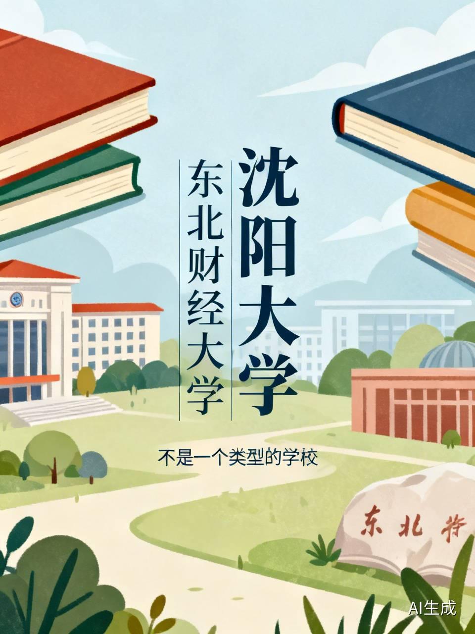 最近刷到好多辽宁考生纠结东北财经大学和沈阳大学选哪个，其实真的完全不是一个类型的