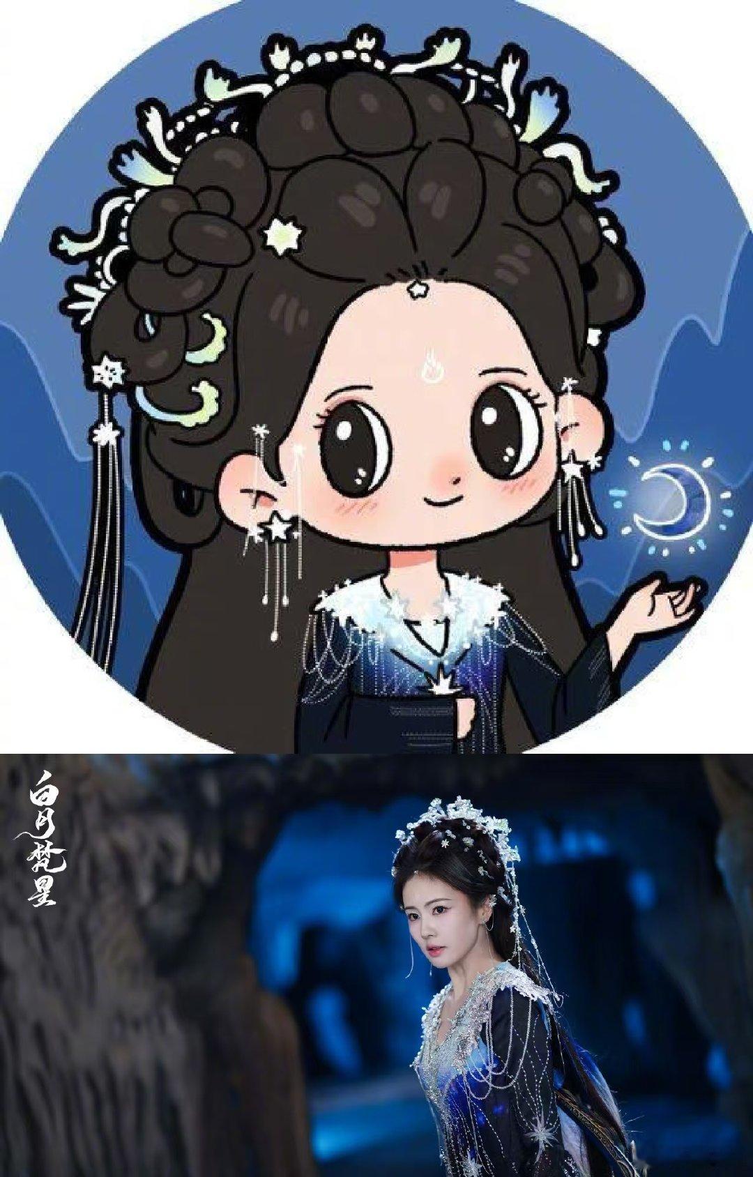 白鹿[超话]   白鹿为白烁换了12次头像 白鹿的九宫格和换头像行为，简直就是在
