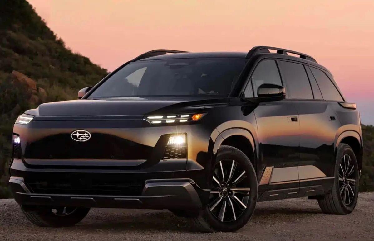 斯巴鲁憋3年的大招.三排7座纯电SUV全系四驱这是斯巴鲁在2026纽约车展全球首