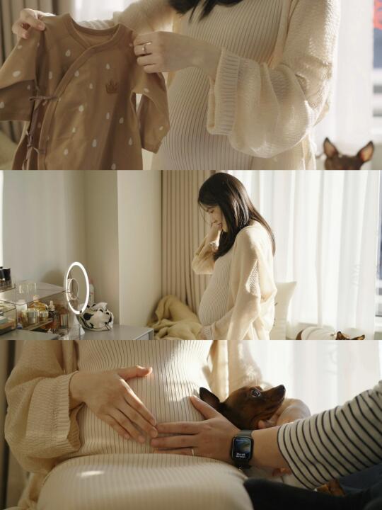 家居博主的孕妇照当然要在家🏠记录啦