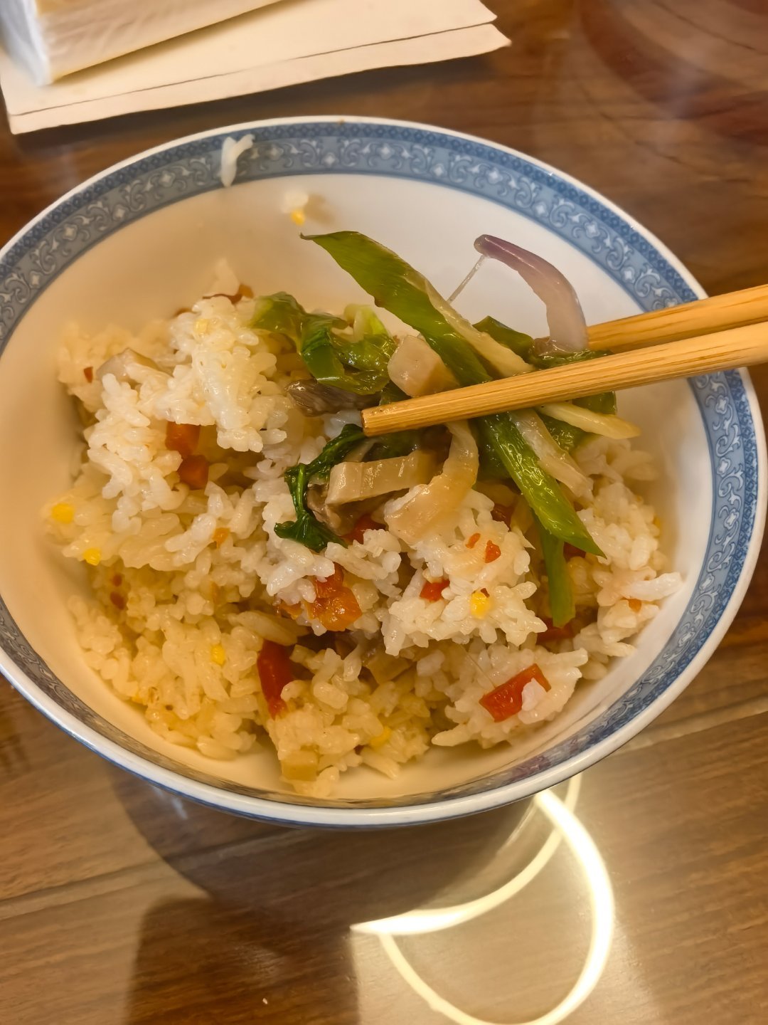 今日蹭饭。 