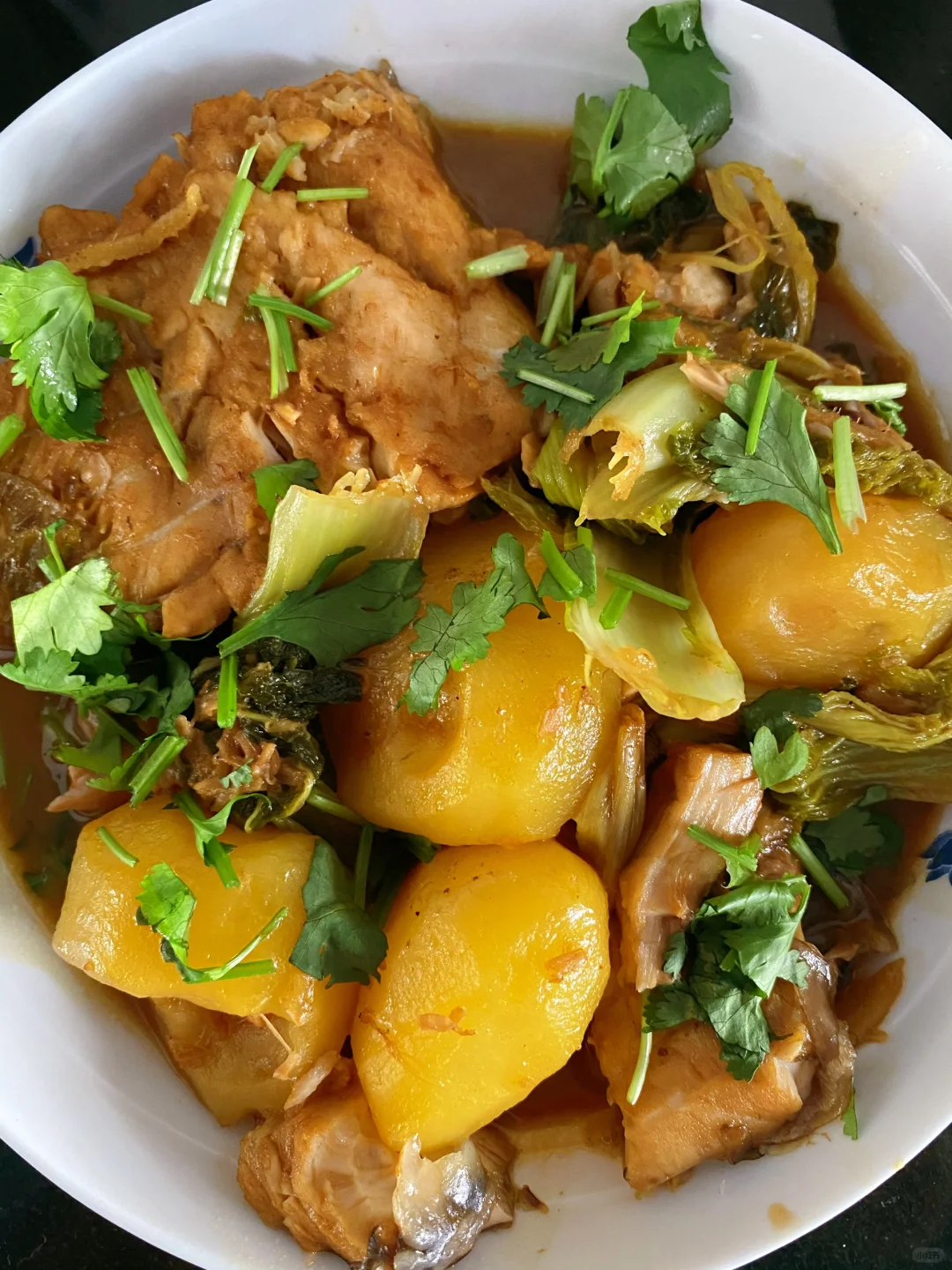 白菜🥬土豆🥔炖鱼🐟