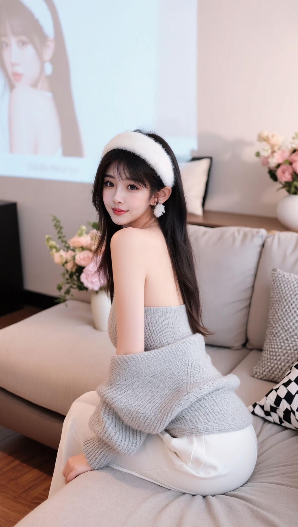 AI低饱和居家照  原来ai写真可以这么美  谁拍谁好看 美出高级感