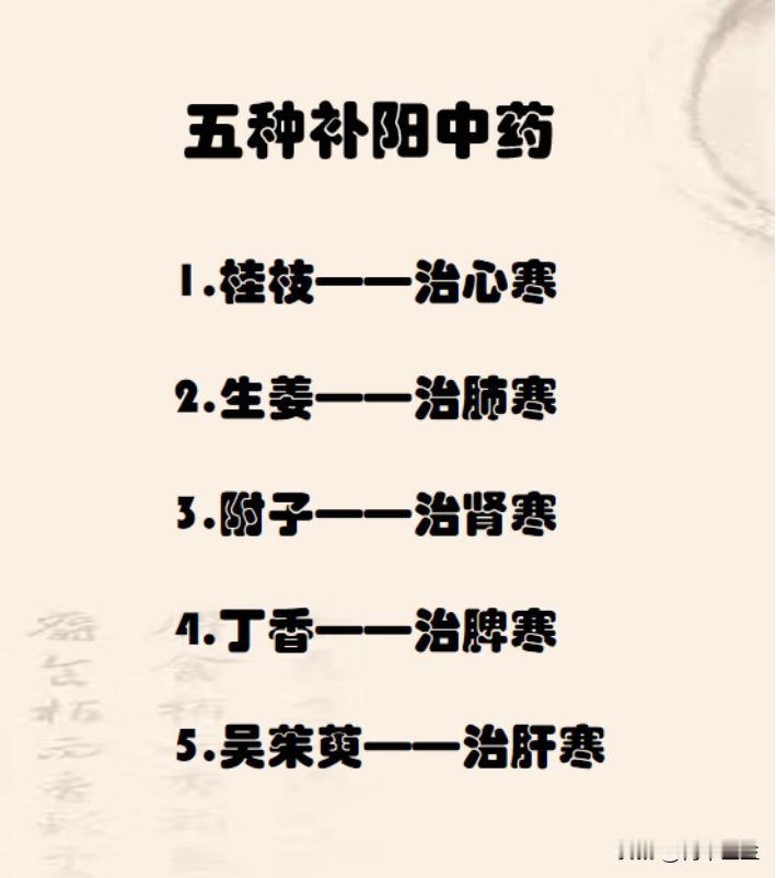 “春季不补阳，一年都白忙”五种种补阳中药，补阳不再迷茫

俗话说“一天之计在于晨