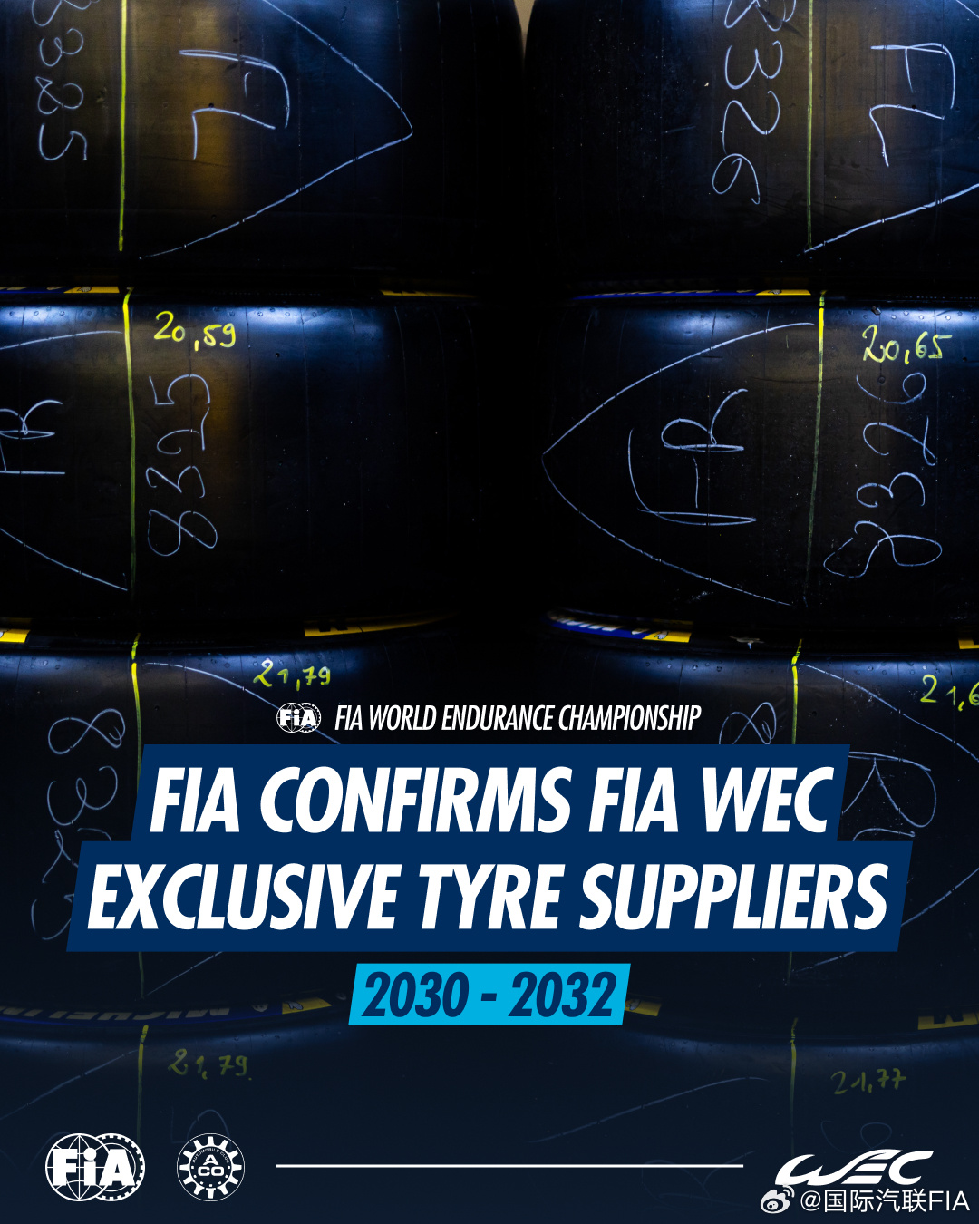 FIA 确认 2029–2031 赛季 FIA 轮胎供应商 🛞经 FIA 与赛