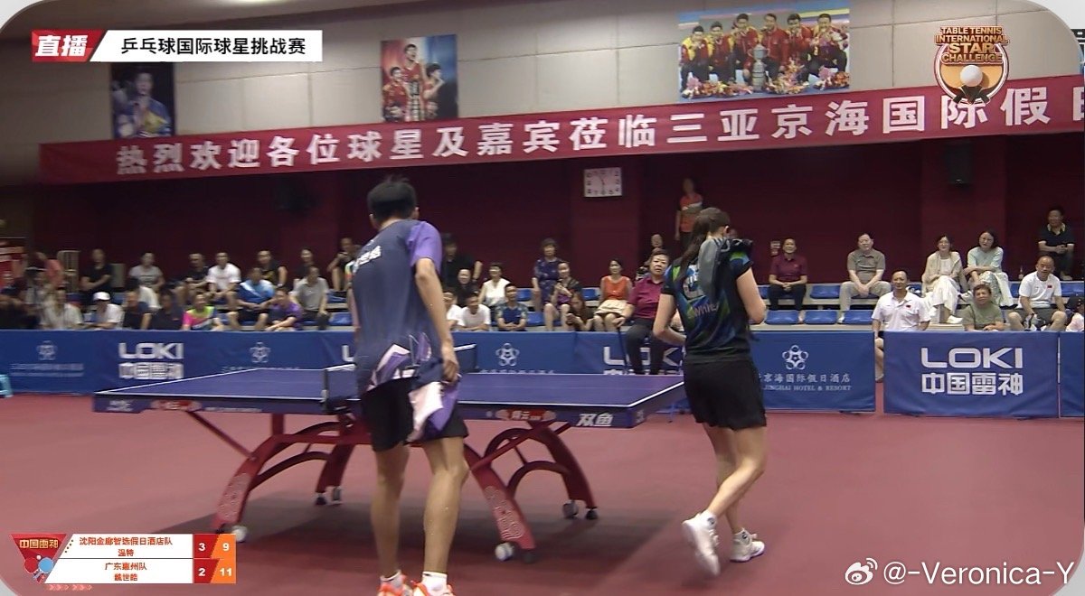 2026三亚乒乓球国际球星挑战赛循环赛智选假日1-1广东惠州温特1-2魏世皓（1