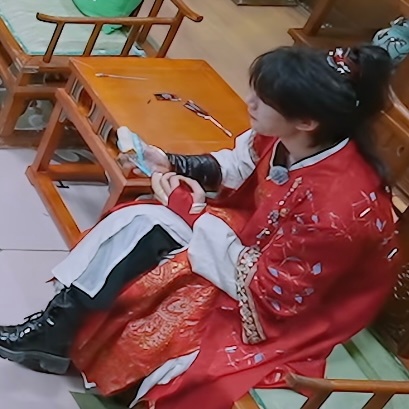 我们程鑫录节目录饿了🥺脸颊肉出现 