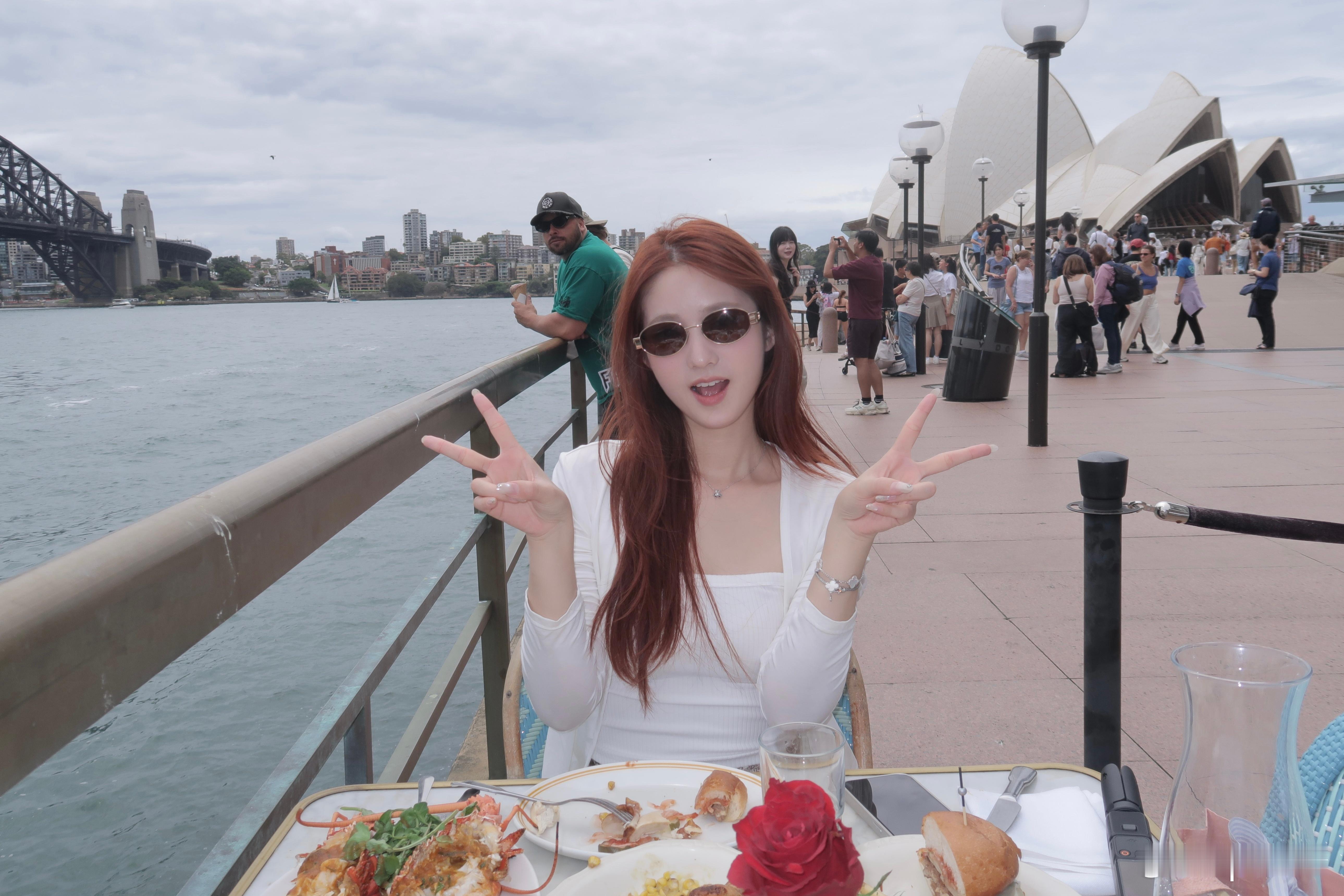 情人节遇上悉尼的阴天☁️但还是开心开心🥰 澳大利亚·Darling Harbo