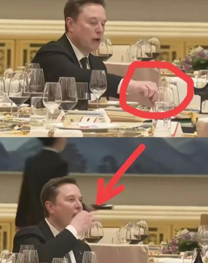 谁能想到，世界首富在昨晚欢迎宴会上会干出这事。他在开席前趁人不注意，伸手夹了口凉