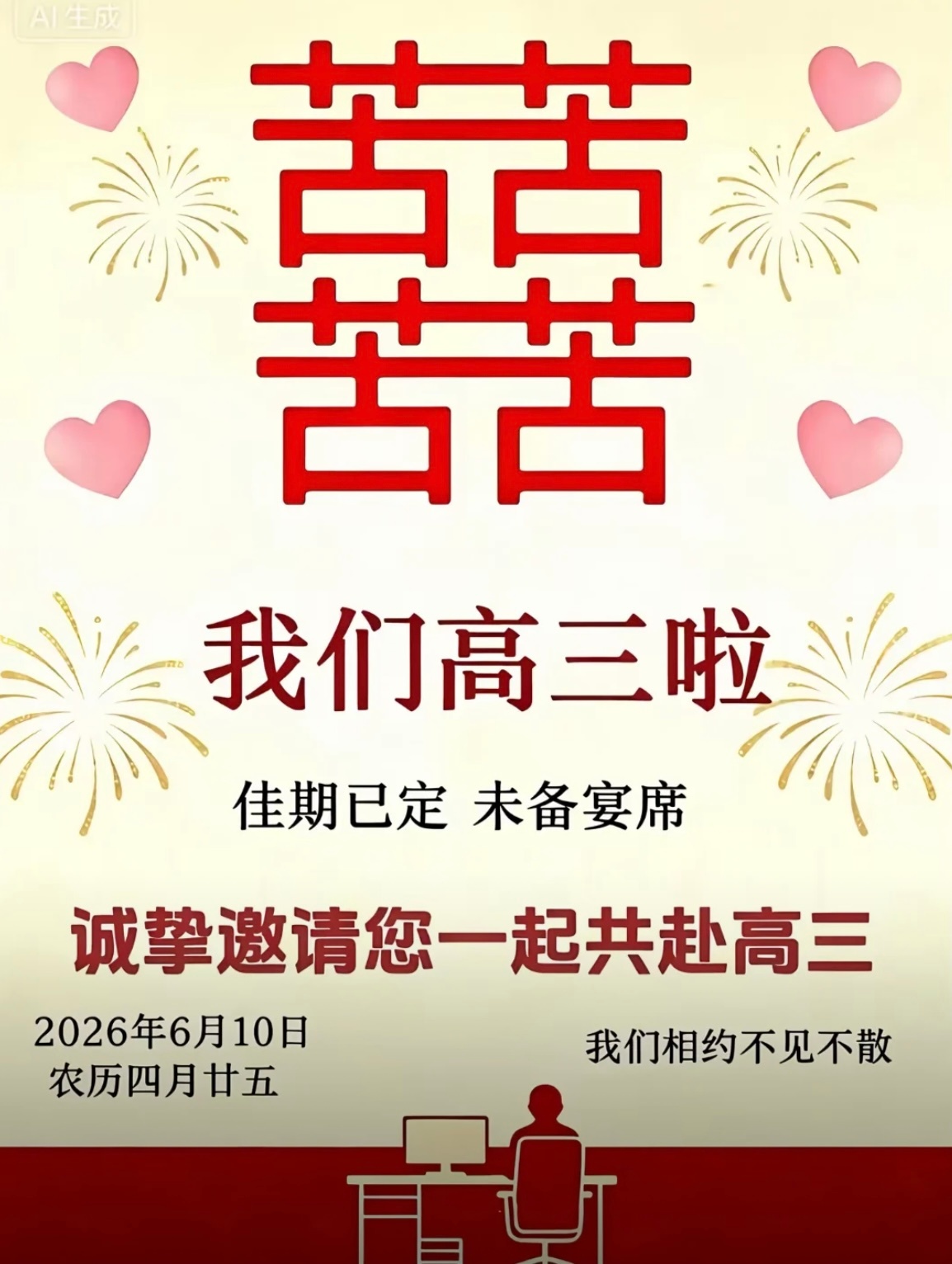 我根本就没有准备好上高三