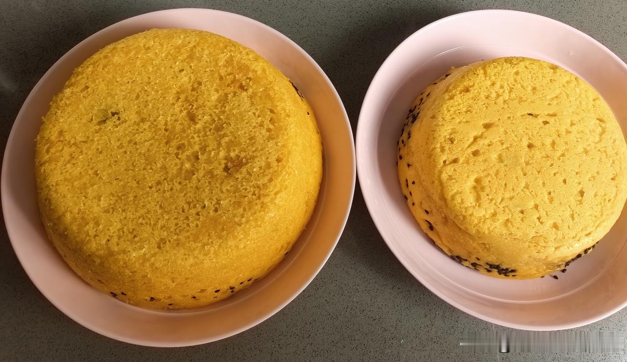 连吃了两天粽子，今天做午饭间歇，做了南瓜发糕。早上老公去养老院前帮我切开贝贝南瓜