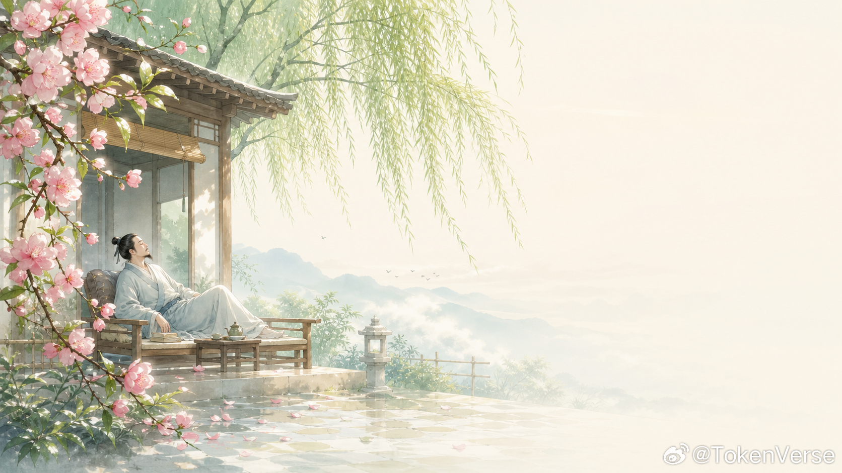 王维《田园乐七首·其六》王维这首《田园乐七首·其六》，写的不是那种用力营造的“治