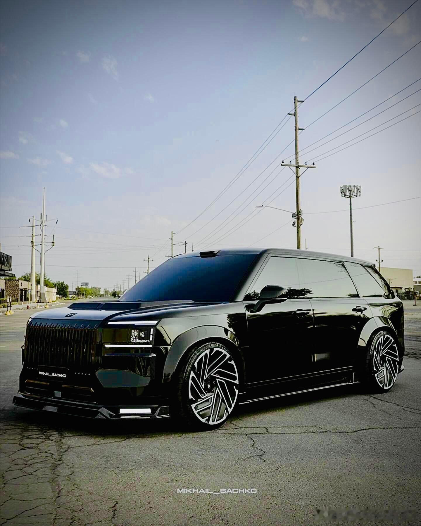 国产库里南一点都不难X9😎人靠衣装车靠改装霸气十足的包围加复杂又运动的大轮毂这