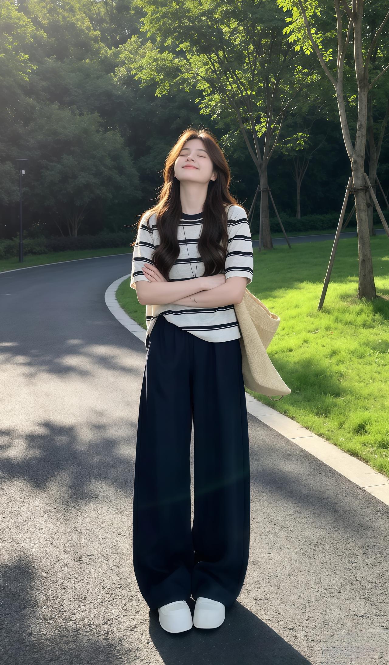 不挑身材的松弛感穿搭 入夏穿搭越简单越好看 自由松弛感穿搭 穿搭韩系穿搭